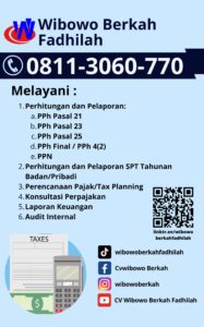 Jasa Lapor Pajak PPh 25 Wonosobo